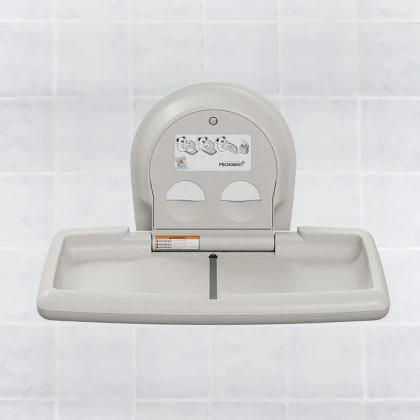 Commercial heavy duty wall mounted horizontal baby changing station 2025