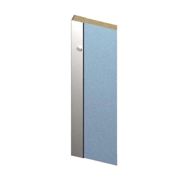 Cubicle Wall Channel 1800mm Length In Silver 12 13mm