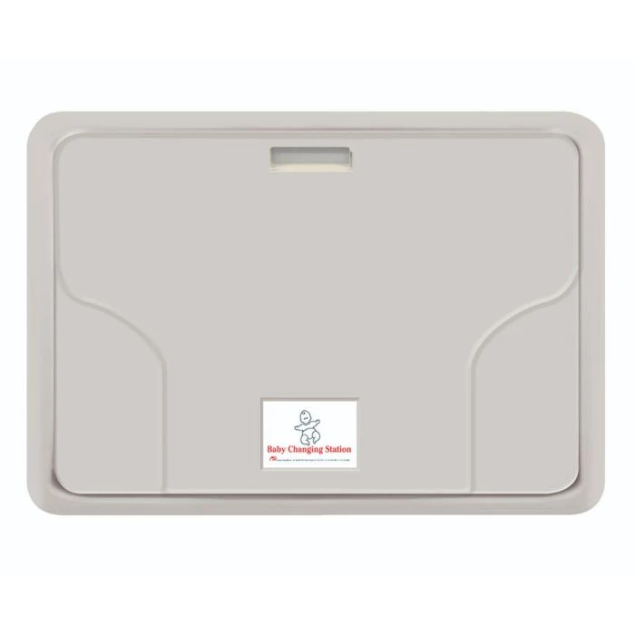 Plastic baby changing unit top