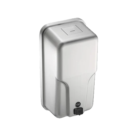 Liquid soap dispenser stainless steel outlet