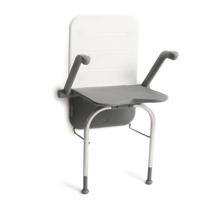 Etac Relax Shower Seat with Various Attachments White or Volcano Grey Etac Commercial Washrooms