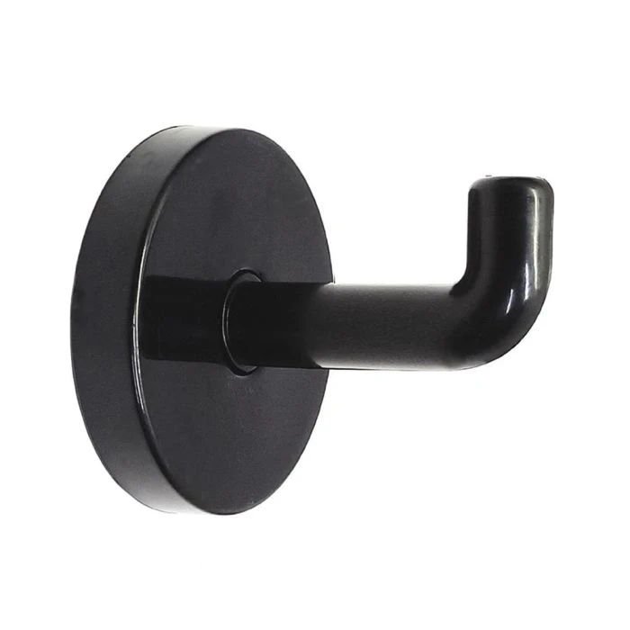 Toilet door hook outlet