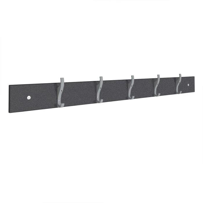Coat Hooks and Rail Board