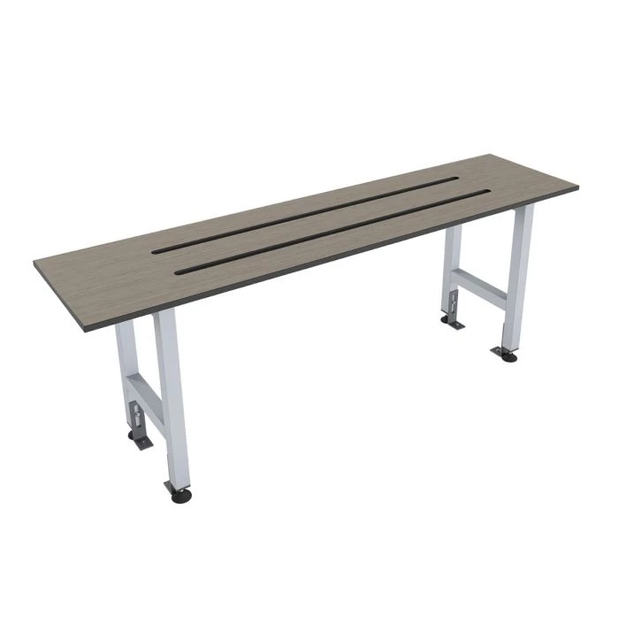 Changing Room Benches Freestanding Bench With SGL Slats