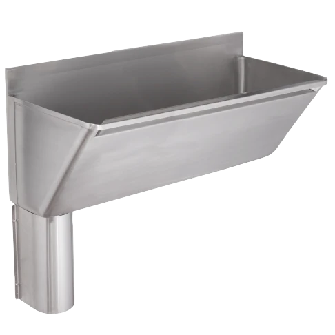 Stainless Steel Trough Urinals Up to 2400mm Long
