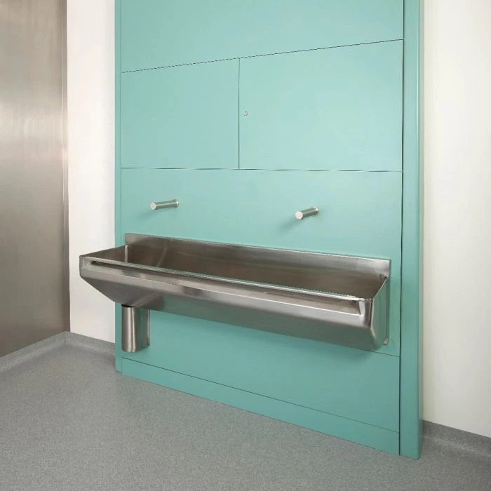 Healthcare Clinical Surgeon Scrub Up Duct Module Recessed