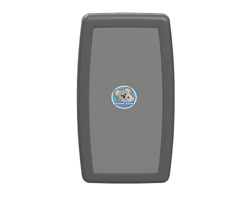 Koala Kare Vertical Wall Mounted Baby Changing Station Grey