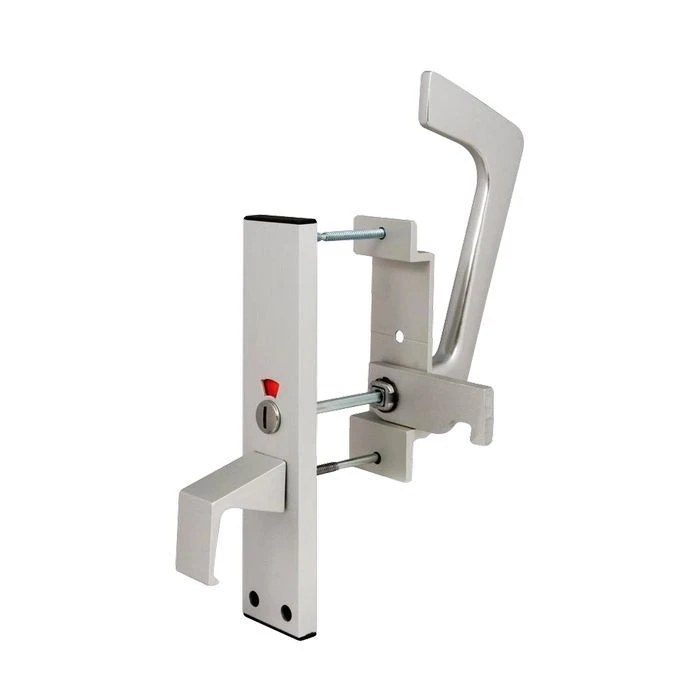 Toilet top door lock