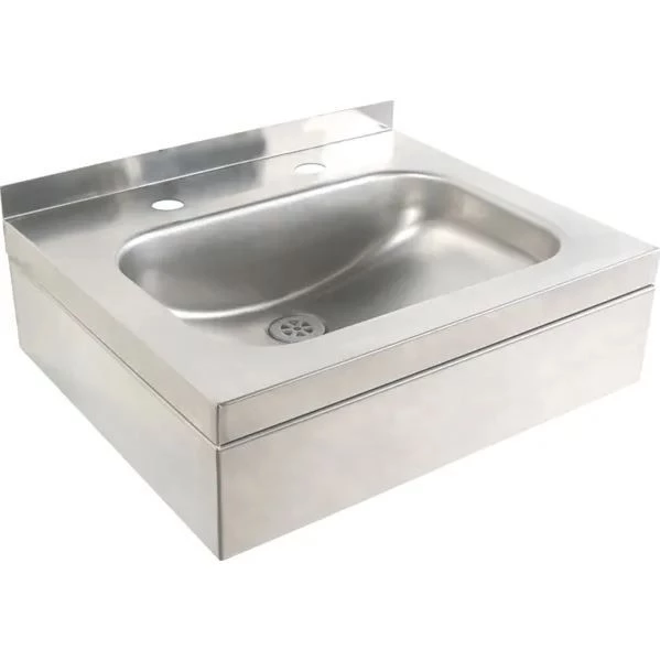 Twyford Stainless Steel Wall Hung Basin 1 or 2 tap holes