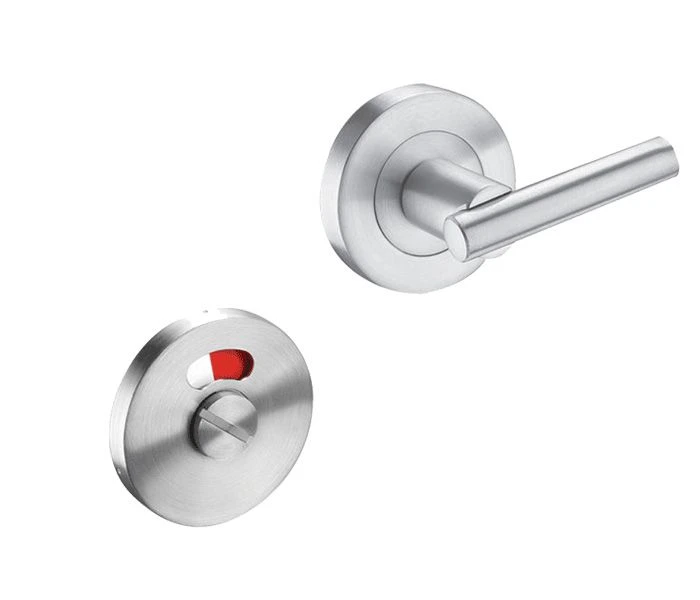 Stainless Steel Toilet Door Mortice Lock Suitable for 20 46mm or 30 46mm doors Commercial Washrooms
