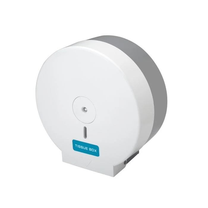 White plastic toilet roll holder deals