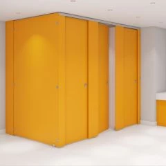 Tranquility Flush Fronted SGL Toilet Cubicles | Commercial Washrooms