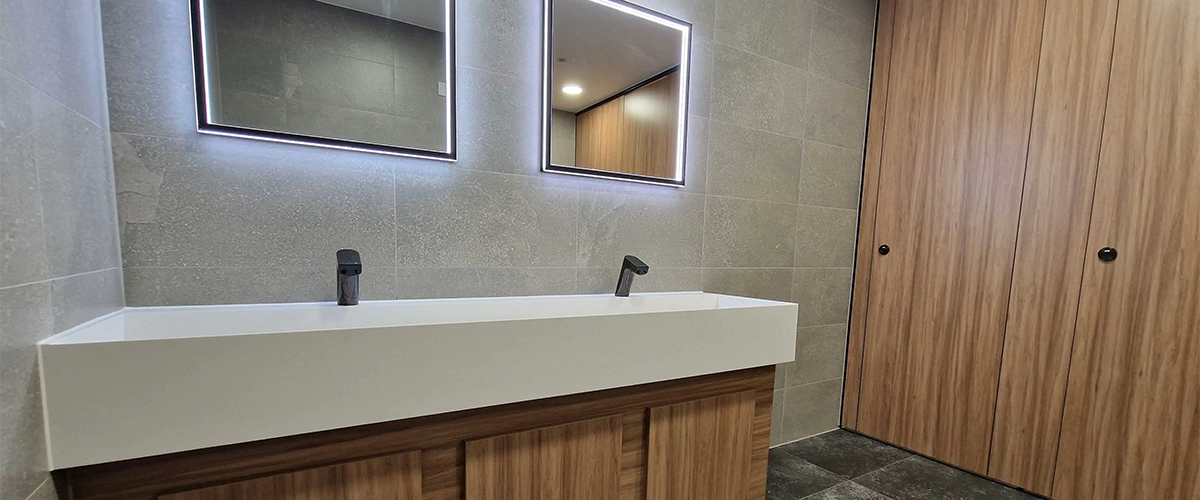 Executive toilet facilities at Commercial Washrooms: Case Study