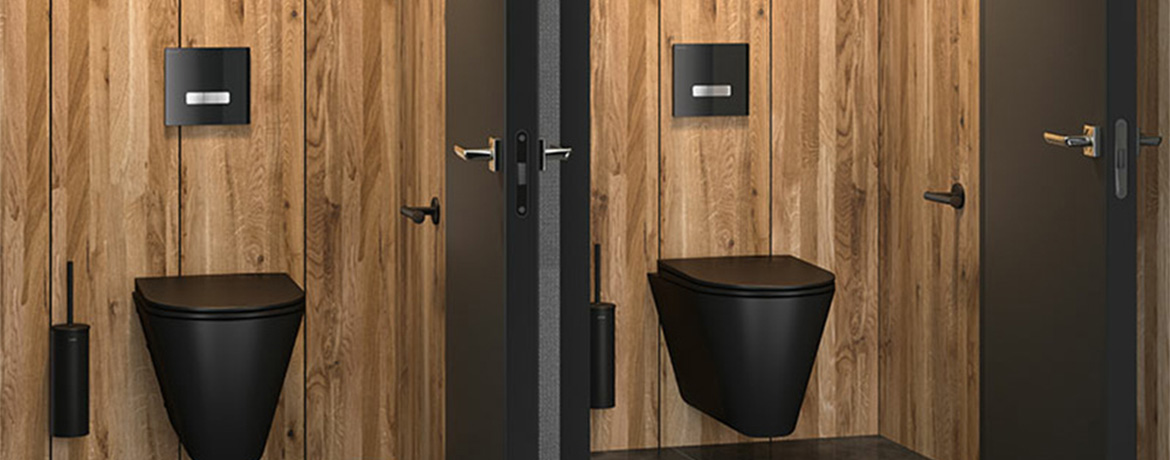 What are the different types of toilet flush button?