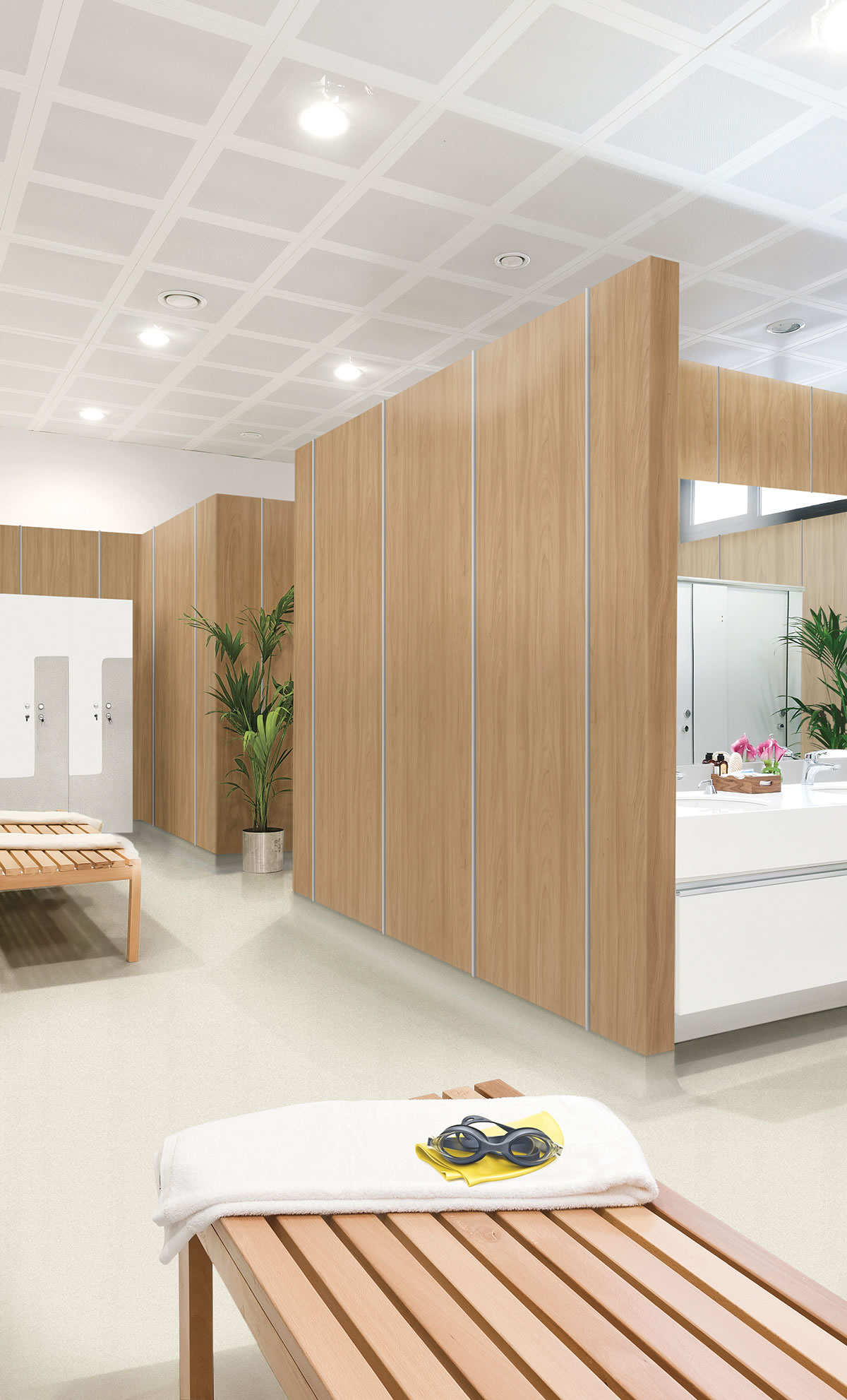 Altro Whiterock Hygienic Wall Cladding: Colours and Designs