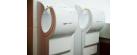 What are the recommended mounting heights for hand dryers?