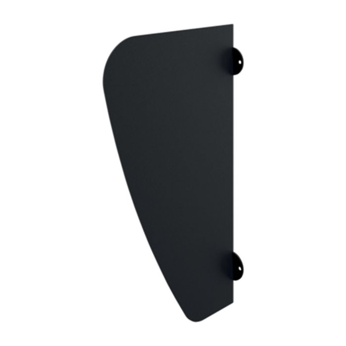 AZA Urinal Divider Matte Black Stainless Steel | Delabie AZA Urinal Divider Matte Black Stainless Steel | Delabie