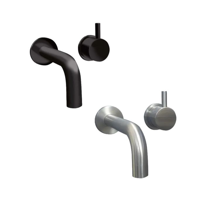 Dolphin Monobloc Lever Operated Mixer Tap - Brushed Finish Dolphin Monobloc Lever Operated Mixer Tap - Brushed Finish