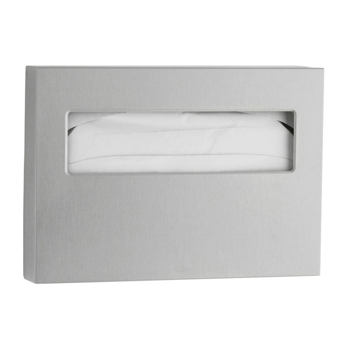Bobrick Surface Mounted Seat-Cover Dispenser - Satin Stainless Steel