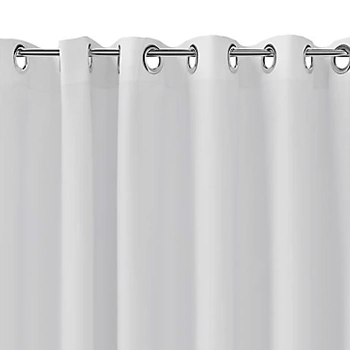 NymaCARE Weighted Polyester Shower Curtain, 1800mmX2000mm, White | Commercial Washrooms NymaCARE Weighted Polyester Shower Curtain, 1800mmX2000mm, White | Commercial Washrooms