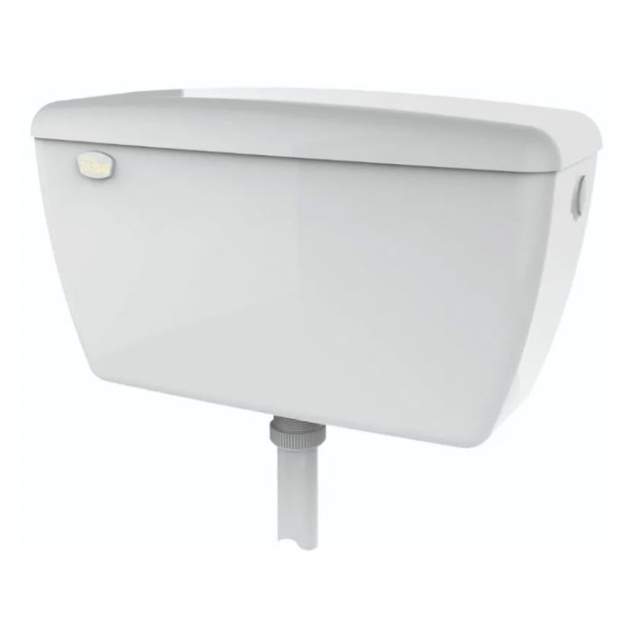 Tri-Shell Automatic Expsosed Cistern, White | Thomas Dudley Tri-Shell Automatic Expsosed Cistern, White | Thomas Dudley