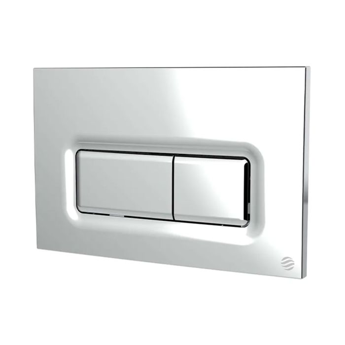 Reef Dualflush Push Plate - Chrome | Dudley Reef Dualflush Push Plate - Chrome | Dudley