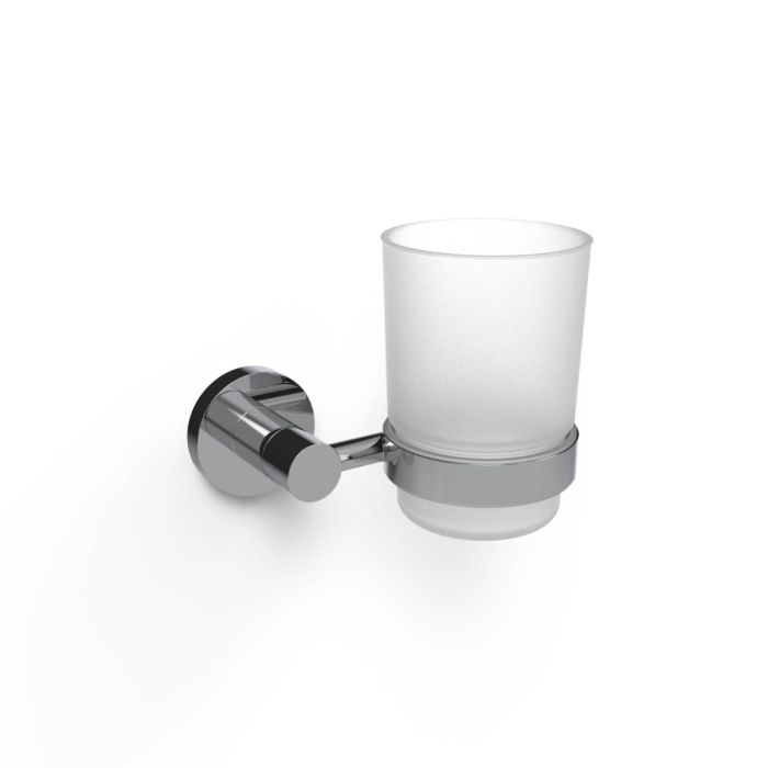 Fitzroy Of London Tumbler Holder, Including Tumbler, Polished Chrome| Commercial Washrooms Fitzroy Of London Tumbler Holder, Including Tumbler, Polished Chrome| Commercial Washrooms