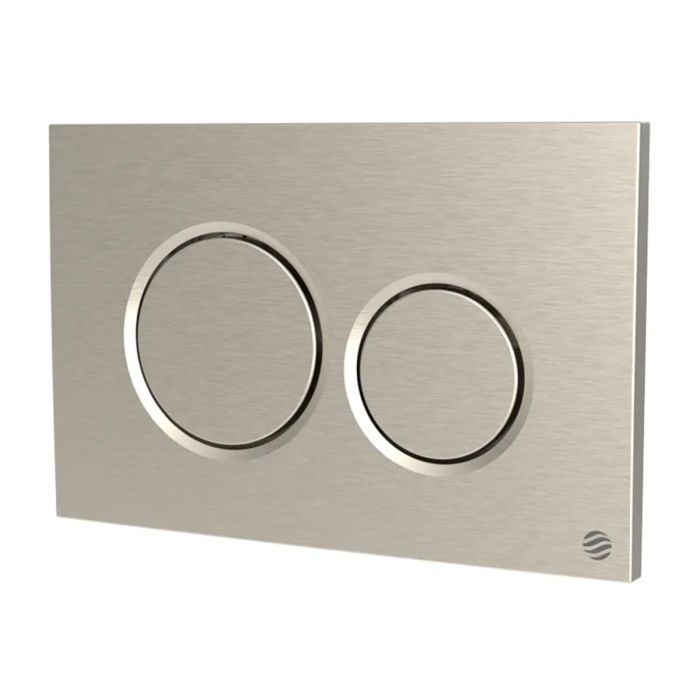 Drift Dualflush Push Plate - Brushed Nickel| Dudley Drift Dualflush Push Plate - Brushed Nickel| Dudley