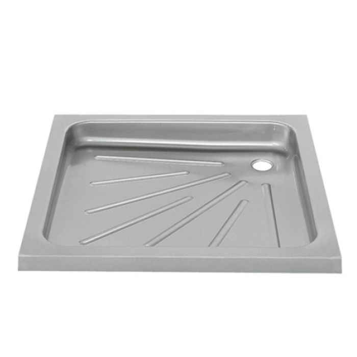 401-B KWC DVS Stainless Steel Shower Tray For Inset Mounting and Grated Waste 401-B KWC DVS Stainless Steel Shower Tray For Inset Mounting and Grated Waste