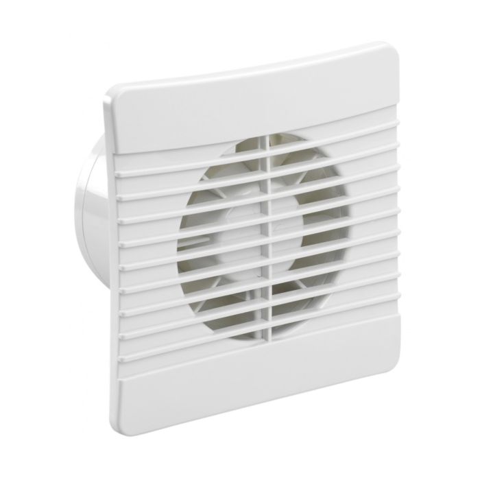 100mm Low Profile Wall Mounted Extraction Fan With Timer And Back Draught Shutter 100mm Low Profile Wall Mounted Extraction Fan With Timer And Back Draught Shutter