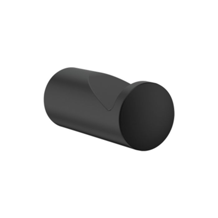 Straight Matte Black Wall-Mounted Coat Hook | Delabie Straight Matte Black Wall-Mounted Coat Hook | Delabie