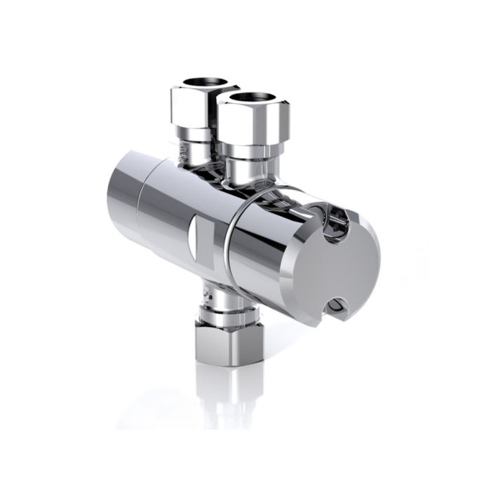 Inta Anti-Legionella Polished 15mm TMV with Built in Diverter for Sterilisation Inta Anti-Legionella Polished 15mm TMV with Built in Diverter for Sterilisation