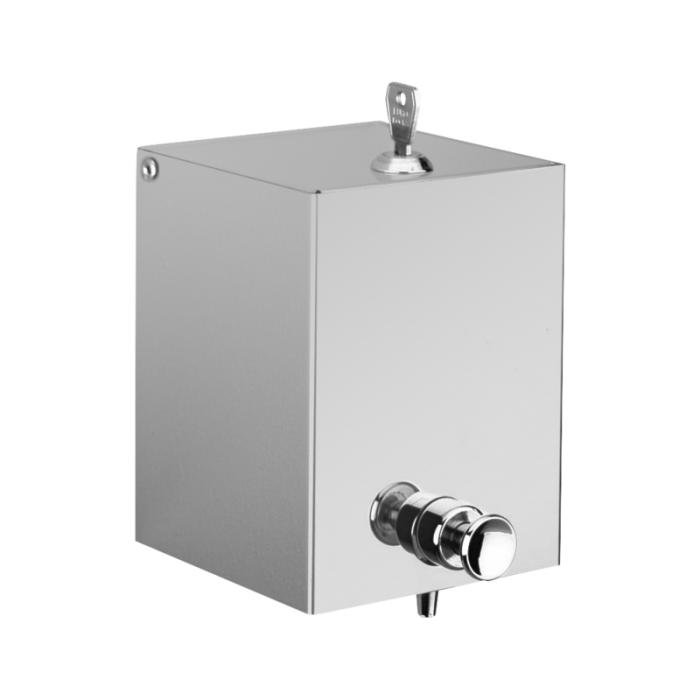 Delabie Rectangular Wall Mounted Liquid Soap Dispenser 0.5L Delabie Rectangular Wall Mounted Liquid Soap Dispenser 0.5L