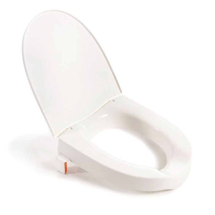 My-Loo 6cm Raised Toilet Seat with Brackets - With Lid | Etac My-Loo 6cm Raised Toilet Seat with Brackets - With Lid | Etac