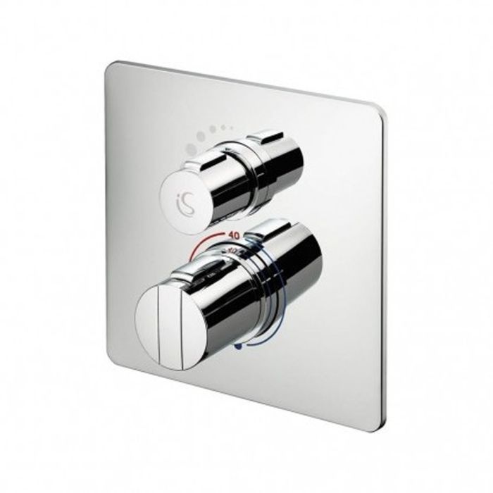 Ideal Standard Concept Easybox Slim Built-in Shower Mixer Square Faceplate