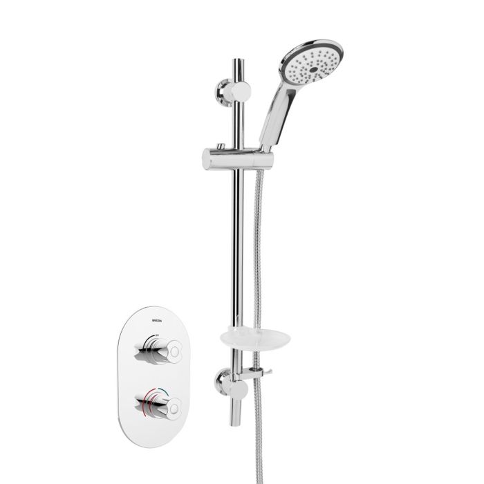 Bristan Artisan Recessed Thermostatic Dual Control Shower Valve and Head Bristan Artisan Recessed Thermostatic Dual Control Shower Valve and Head
