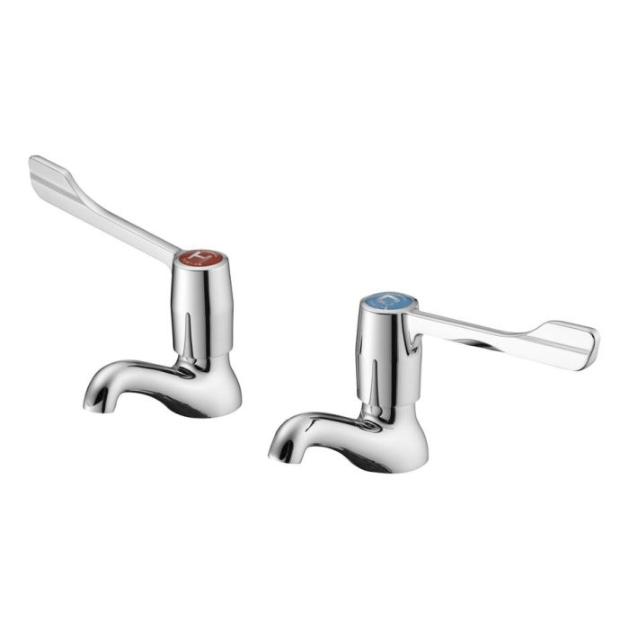 Armitage Shanks Markwik Pair Of Basin Pillar Taps | Commercial Washrooms Armitage Shanks Markwik Pair Of Basin Pillar Taps | Commercial Washrooms