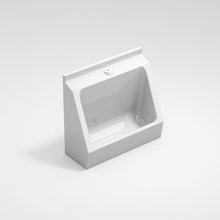 Ascot Wall Mounted GRP 1 Stall Urinal 600mm For Waterless Ascot Wall Mounted GRP 1 Stall Urinal 600mm For Waterless