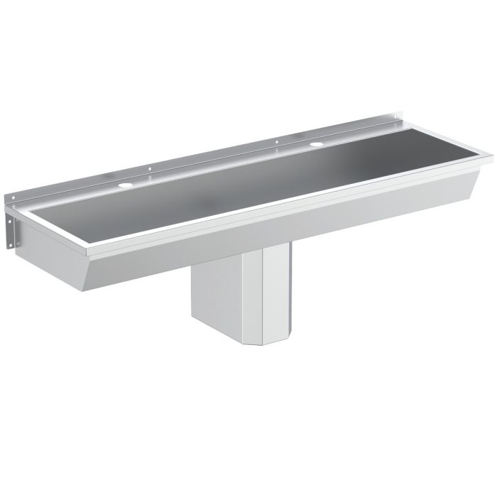 Armitage Shanks Calder Stainless Steel Wash Trough - 120cm | Commercial Washrooms Armitage Shanks Calder Stainless Steel Wash Trough - 120cm | Commercial Washrooms