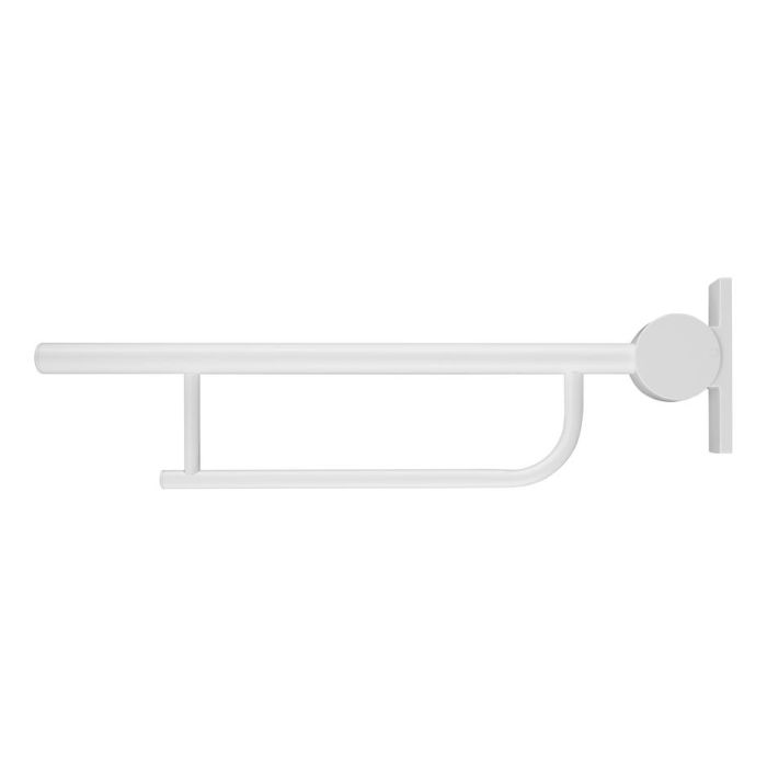 White Armitage Shanks Contour 21 Drop Down Hinged Arm Wall Support Rail White Armitage Shanks Contour 21 Drop Down Hinged Arm Wall Support Rail