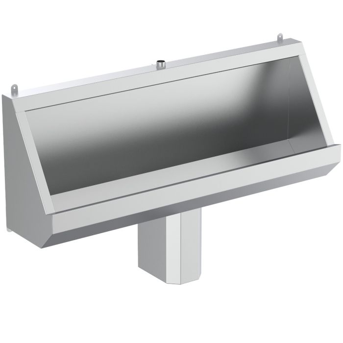 Armitage Shanks Kinloch Urinal Trough, Stainless Steel, 120cm, with Fittings and Cistern | Commercial Washrooms Armitage Shanks Kinloch Urinal Trough, Stainless Steel, 120cm, with Fittings and Cistern | Commercial Washrooms