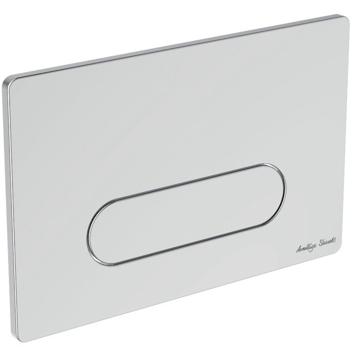 Armitage Shanks Oleas M4 Mechanical Dual Flushplate - Chrome | Commercial Washrooms