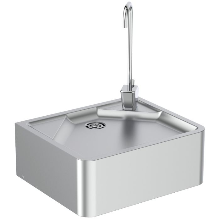 Armitage Shanks Purita Fountain, 23 x 30cm, Wall Hung, Stainless Steel - without Pedestal | Commercial Washrooms Armitage Shanks Purita Fountain, 23 x 30cm, Wall Hung, Stainless Steel - without Pedestal | Commercial Washrooms