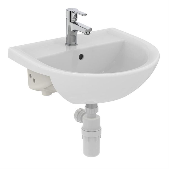 Armitage Shanks Sandringham 21 50cm Semi-Countertop Washbasin With 1 Tap Hole Armitage Shanks Sandringham 21 50cm Semi-Countertop Washbasin With 1 Tap Hole