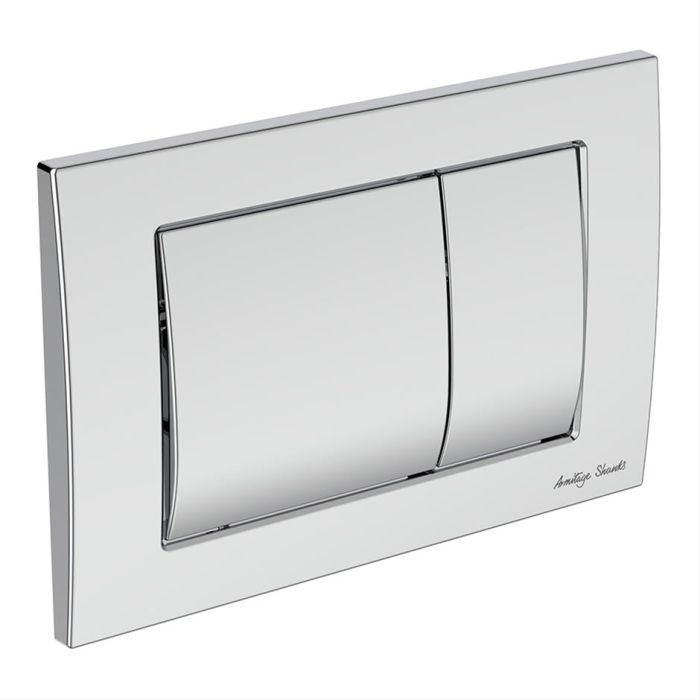 Armitage Shanks Septa Pro M1 Mechanical Metal Dual Flushplate | Commercial Washrooms Armitage Shanks Septa Pro M1 Mechanical Metal Dual Flushplate | Commercial Washrooms