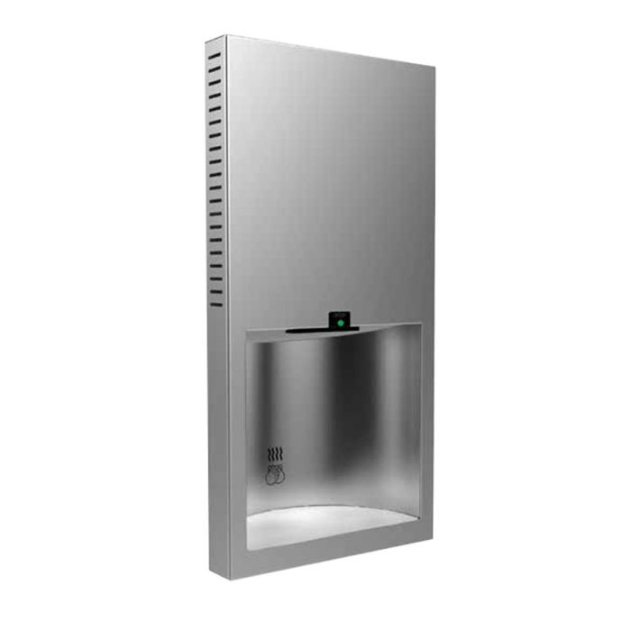 Bobrick Slim Recessed Stainless Steel Hand Dryer Bobrick Slim Recessed Stainless Steel Hand Dryer