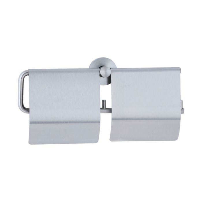 Bobrick Surface Mounted Double Hooded Toilet Roll Dispenser Bobrick Surface Mounted Double Hooded Toilet Roll Dispenser