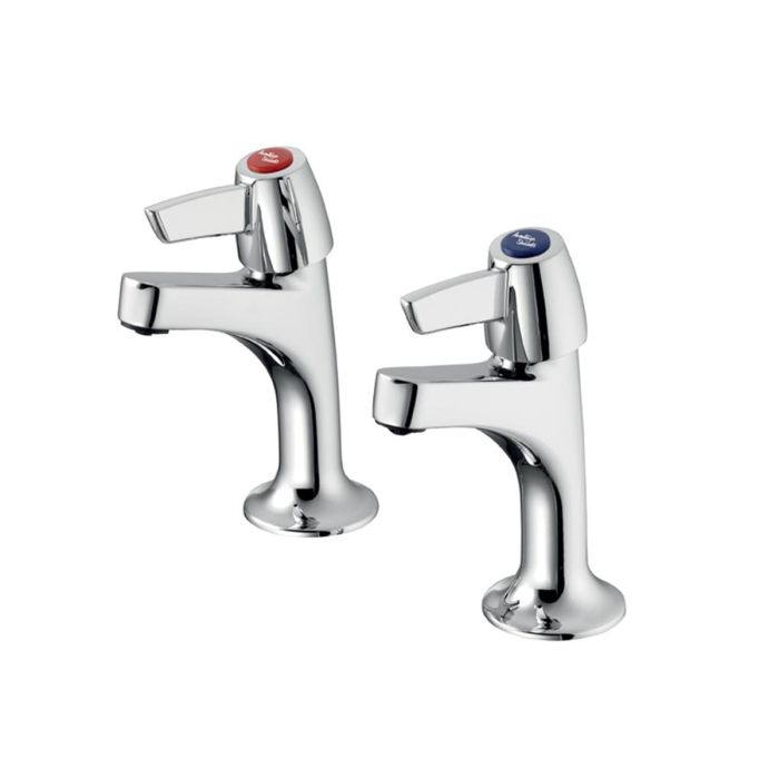 Armitage Shanks Sandringham 21 High Neck Sink Pillar Taps with Lever Handles | Commercial Washrooms Armitage Shanks Sandringham 21 High Neck Sink Pillar Taps with Lever Handles | Commercial Washrooms