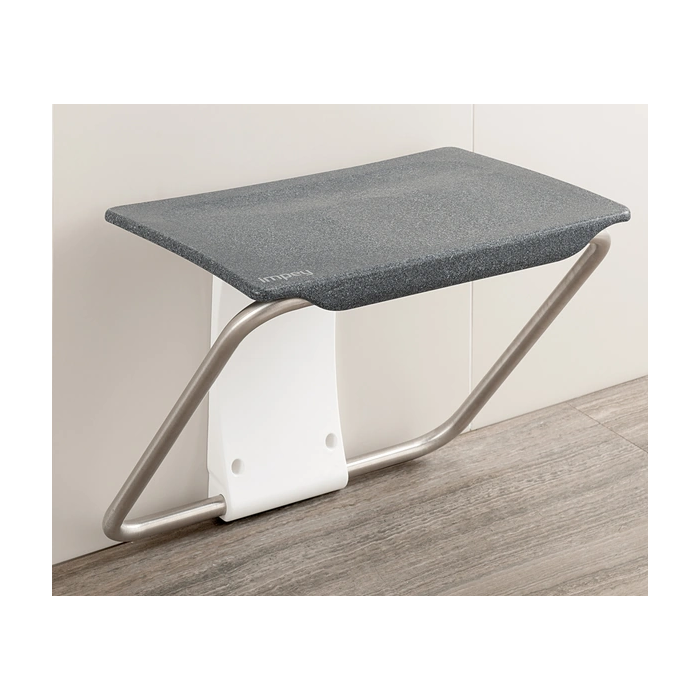 Granite Slim Fold Shower Seat for Wall Mounting Granite Slim Fold Shower Seat for Wall Mounting