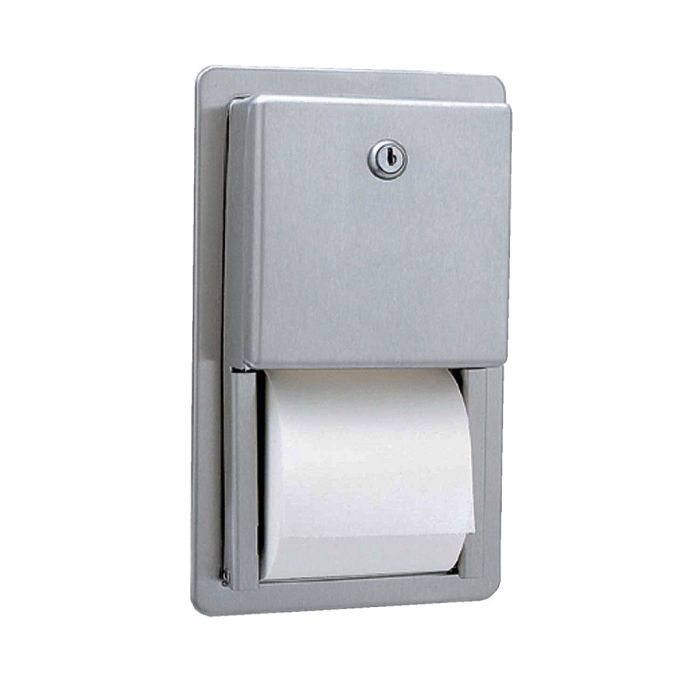 Bobrick Classic Series Recessed Multi-Roll Toilet Tissue Dispenser